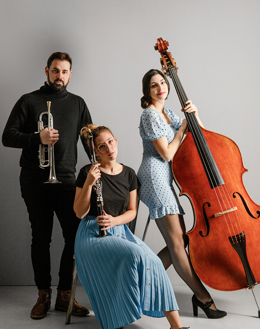 A band playing music together